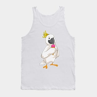 Parrot with Waffle ice cream Tank Top